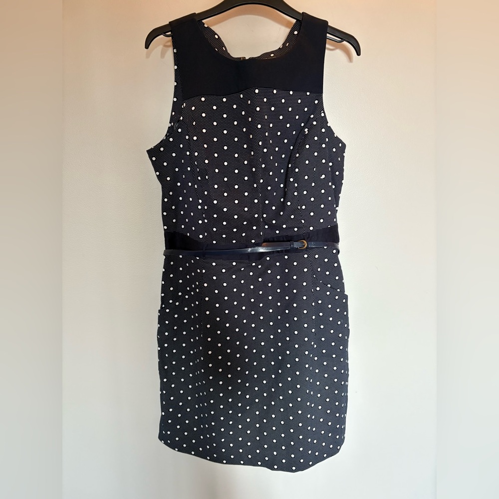 Tommy Hilfiger Blue Halter Sheath Midi Dress